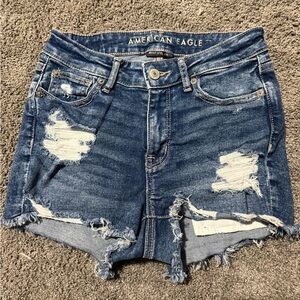 American Eagle high rise jean shortie